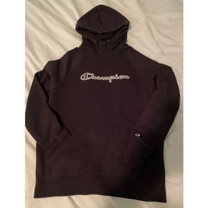 black champion hoodie